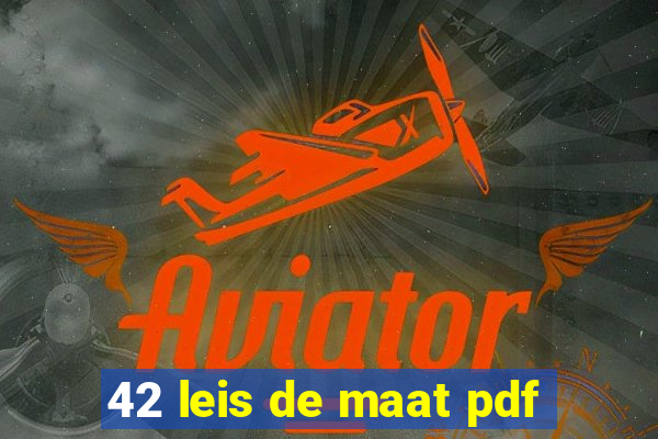 42 leis de maat pdf